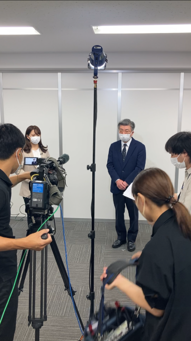 メ~テレ取材風景